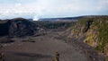 Kilauea Iki and Kilauea Caldera Royalty Free Stock Photo