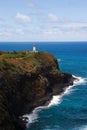 Kilauea Lighthouse And The Pacific Ocean Royalty Free Stock Photo