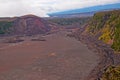 Kilauea Volcano on Big Island of Hawaii Royalty Free Stock Photo