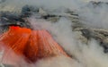 Kilauea Volcano Lava Flow Royalty Free Stock Photo