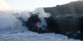 Kilauea volcano lava flow, Hawaii Royalty Free Stock Photo