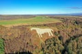 Kilburn white horse Royalty Free Stock Photo