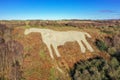 Kilburn white horse Royalty Free Stock Photo