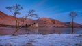 First Light at Kilchurn Castle Scotland Royalty Free Stock Photo