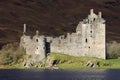 Kilchurn Castle ruins by Loch Awe, Scotland.