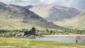 Kilchurn Castle, ruins near Loch Awe, Argyll and Bute, Scotland. Royalty Free Stock Photo