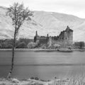 Kilchurn Castle in Scottland Royalty Free Stock Photo