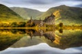 Kilchurn sunset Royalty Free Stock Photo