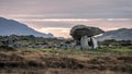 The Kilclooney Dolmen between Ardara and Portnoo in County Donegal - Ireland