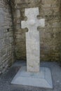 KILFENORA, COUNTY CLARE, IRELAND, August 19th 2019: High cross in 12th century kilfenora cathedral, Ireland