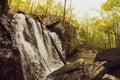 Close up View of Kilgore falls in the summer