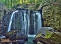 Kilgore Falls in Rocks State Park, Maryland Royalty Free Stock Photo