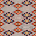 Kilim. Ethnic Ornament. Pattern Of Bright Rhombuses. Seamless Vector Pattern