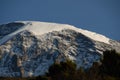 Kilimanjaro with fresh snow Royalty Free Stock Photo
