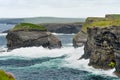 Kilkee Cliffs, situated at the Loop Head Peninsula, part of a dramatic stretch of Irish west coastline, county Clare, Ireland Royalty Free Stock Photo