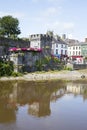 Kilkenny castle tower in reflection