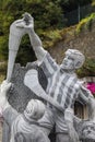 Hurling Statue in Kilkenny Royalty Free Stock Photo