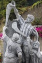 Hurling Statue in Kilkenny Royalty Free Stock Photo