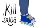 Kill bugs illustration