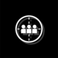 Kill icon flat Royalty Free Stock Photo