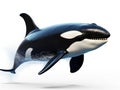 Ai Generated illustration Wildlife Concept of Killer Whale Royalty Free Stock Photo