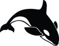 Killer Whale Ocean Animal Orca Cute Design Symbol Logo Royalty Free Stock Photo