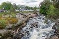 Falls of Dochart near Killin in Scottish Highlands, long exposure