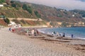 Killiney Beach with Sea Swimmers