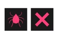 Killing insect symbol