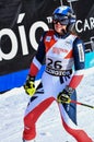 Alex Tilley of GBT competes in the first run of the Giant Slalom