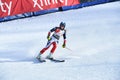 Alex Tilley of Great Brittain at finish area after the second run of the giant slalom