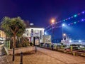 Killybegs, Ireland - December 06 2020: The christmas lights are on during the pandemic