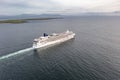 Killybegs, Ireland - May 16 2023: The Norwegian Star leaving after visiting Killybegs