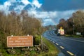 Killybegs, Ireland - November 03 2021 - Sign explaining that there is the Bungosteen river next