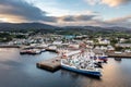 Killybegs, Ireland - October 13 2021 - Killybegs is the most important fishing port in Ireland