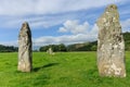 Kilmartin Standing Stones in Scotland. Royalty Free Stock Photo