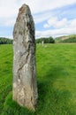 Kilmartin Standing Stone in Scotland. Royalty Free Stock Photo