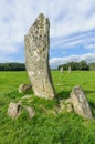 Kilmartin Standing Stones in Argle, Scotland. Royalty Free Stock Photo