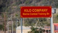 Kilo Company at the US Marine Corps Base Camp Pendleton