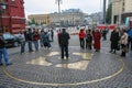 Kilometre zero red square in Moscow