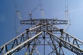 110 kilovolt powerline transmission pylon