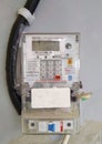 Kilowatt hour electric meter at home