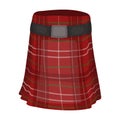 Kilt icon in cartoon style isolated on white background. Scotland country symbol. Royalty Free Stock Photo