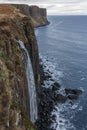 Kilt Rock and Mealt Falls - Isle of Skye - Scotland Royalty Free Stock Photo
