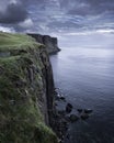 Kilt rock and Mealt falls on Isle of Skye, Scotland, UK Royalty Free Stock Photo