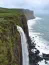 Kilt rock waterfall Royalty Free Stock Photo