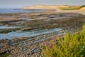 Kilve beach in Somerset England Royalty Free Stock Photo