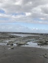 Kilve Beach Landscape , Somerset, England, UK Royalty Free Stock Photo