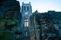 Kilwinning Abbey is a ruined abbey in Scotland Royalty Free Stock Photo