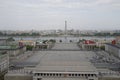 Kim Il-sung Square and Tower of the Juche Idea, Pyongyang Royalty Free Stock Photo